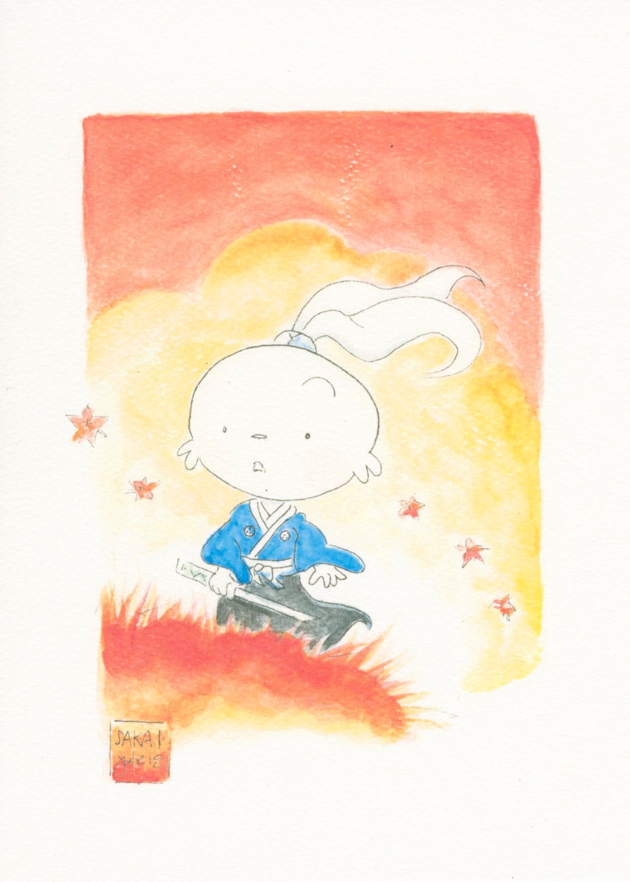 Chibi Autumn Print | 5x7