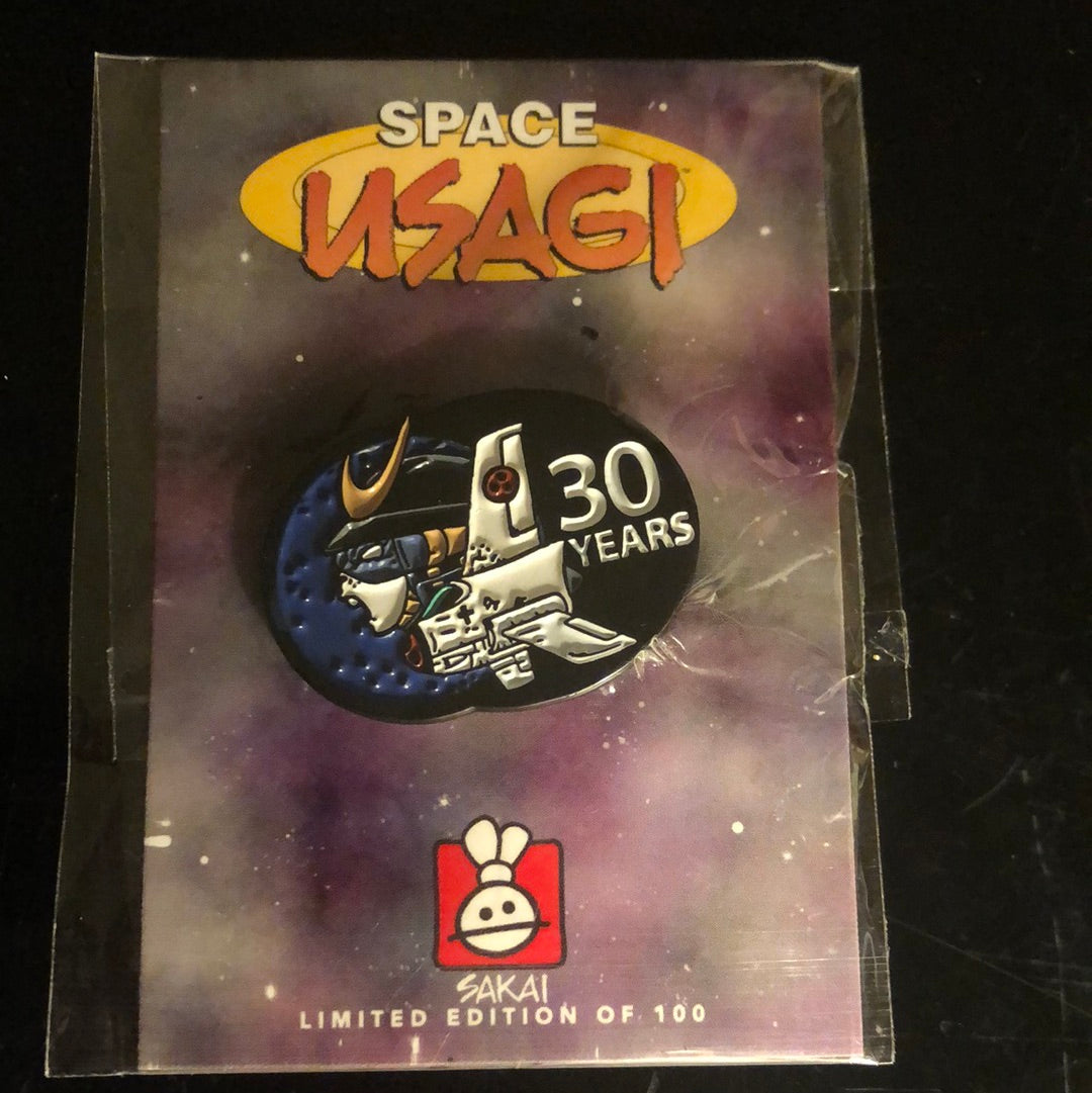 Space Usagi 30th Anniversary Pin | Limited Edition