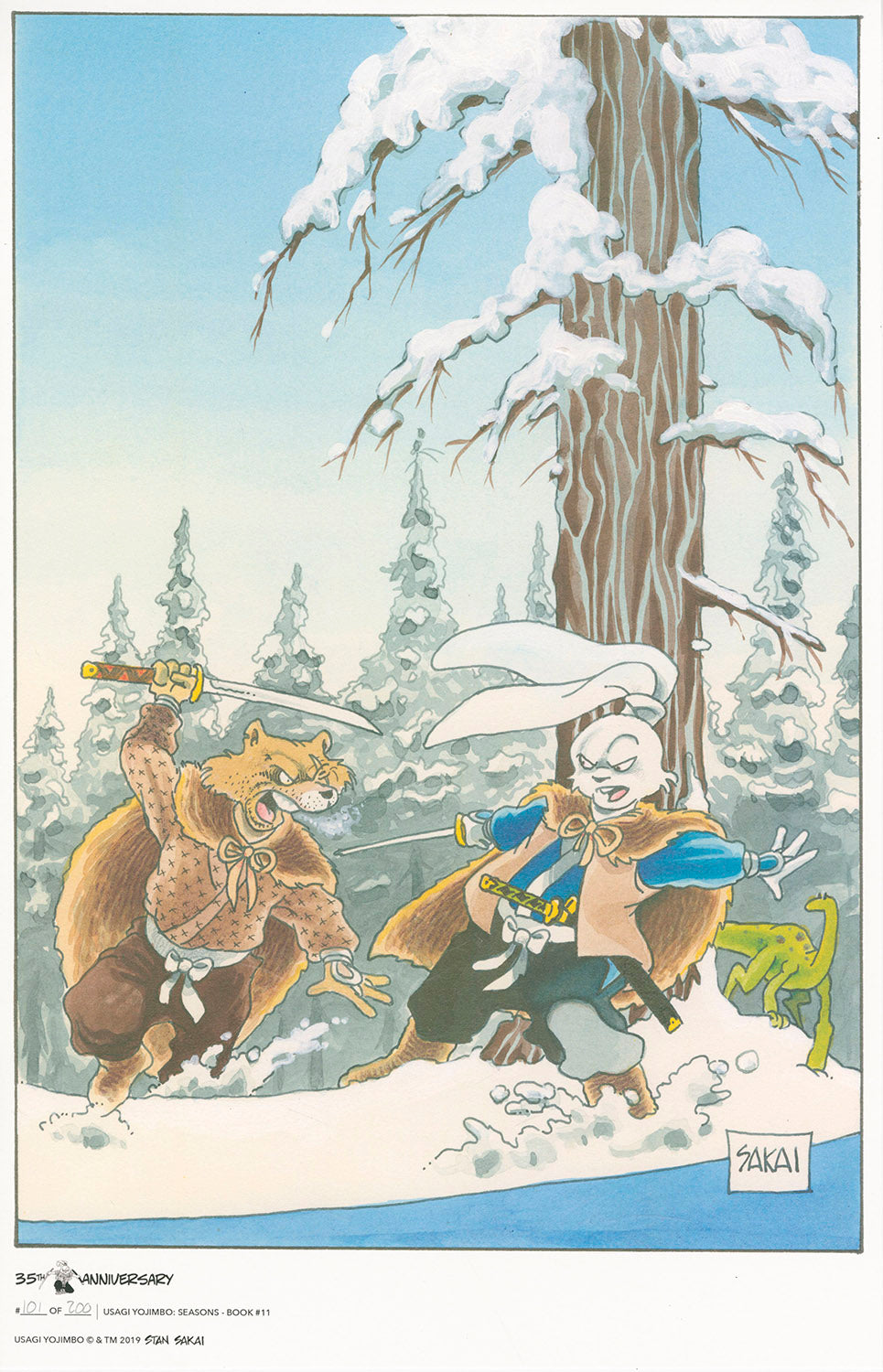 Usagi Yojimbo Book 11 Seasons Print | 11x17