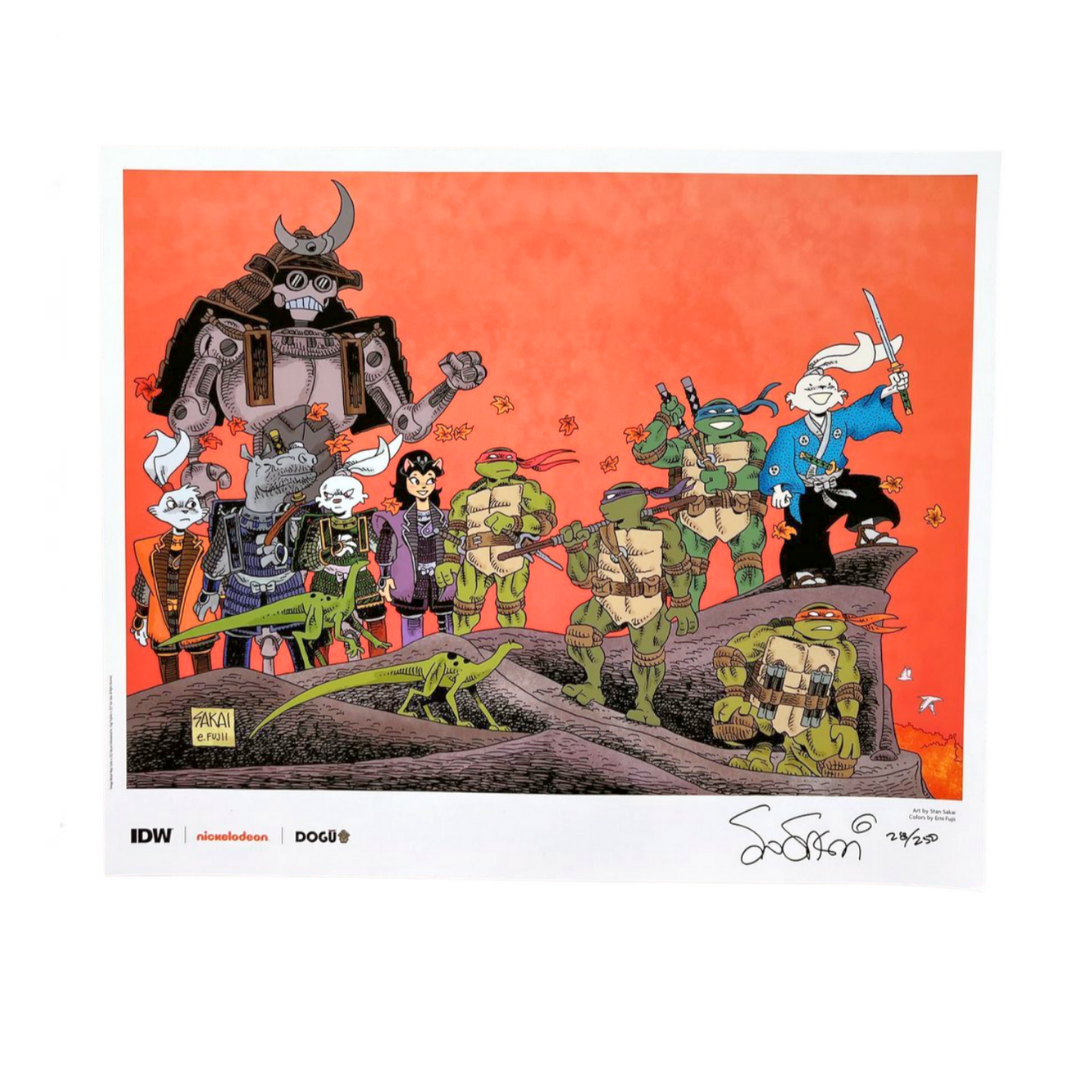 TMNT/Usagi WhereWhen Sakai Print | 20x16.5